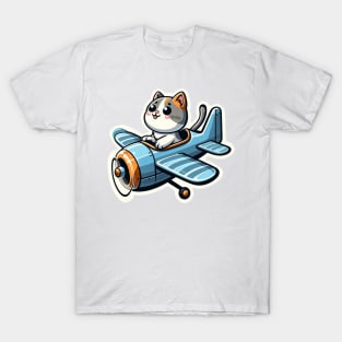 kitty on an airplane T-Shirt